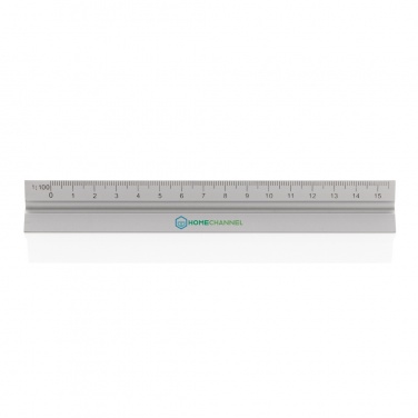 Logotrade promotional product image of: 15cm. Aluminum triangular ruler