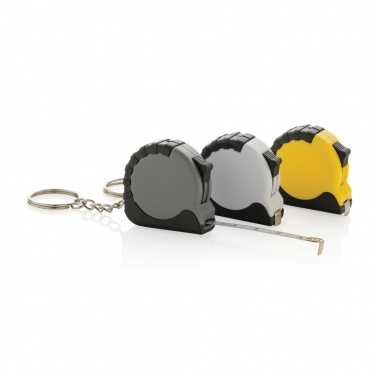 Logotrade promotional gift image of: MeasureMate RCS reycled ABS 1 meter tape keychain