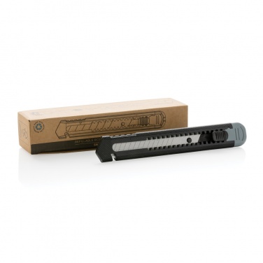 Logo trade promotional product photo of: Refillable RCS recycled plastic snap-off knife