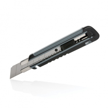 Logo trade promotional merchandise image of: Refillable RCS rplastic heavy duty snap-off knife soft grip