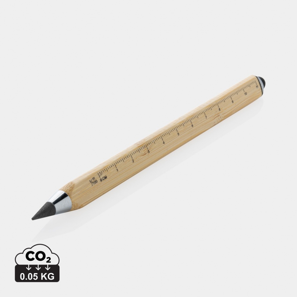 Logo trade promotional item photo of: Eon bamboo infinity multitasking pen