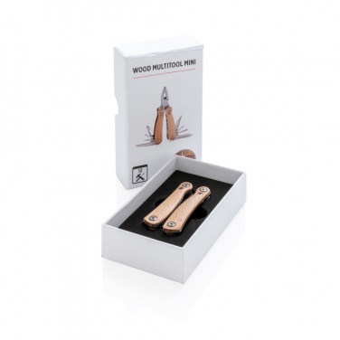 Logo trade promotional items image of: Wood multitool mini