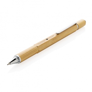 Logotrade promotional gift image of: Bamboo 5-in-1 toolpen