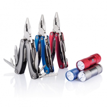 Logo trade promotional merchandise picture of: Multitool and torch set