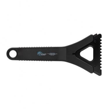 Logotrade promotional giveaway picture of: Polard RCS certified recycled plastic 3-in-1 ice scraper