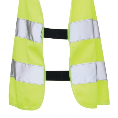 Logo trade corporate gifts image of: GRS recycled PET high-visibility safety vest 3-6 years