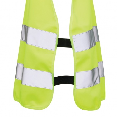 Logo trade promotional gifts image of: GRS recycled PET high-visibility safety vest 7-12 years