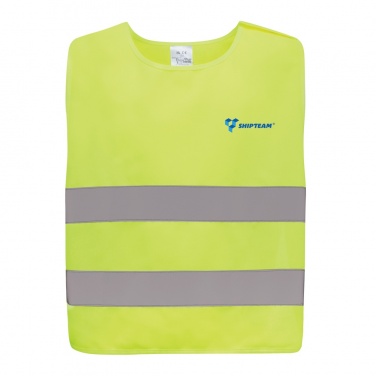 Logo trade advertising products image of: GRS recycled PET high-visibility safety vest 7-12 years