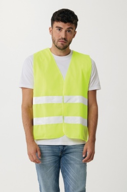 Logo trade business gift photo of: GRS recycled PET high-visibility safety vest