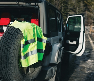 Logotrade promotional giveaways photo of: GRS recycled PET high-visibility safety vest