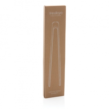 Logotrade promotional item picture of: Ukiyo bamboo serving tongs