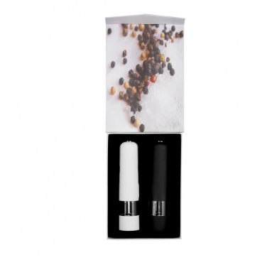 Logo trade promotional products picture of: Electric pepper and salt mill set