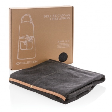 Logo trade promotional items picture of: Deluxe canvas chef apron