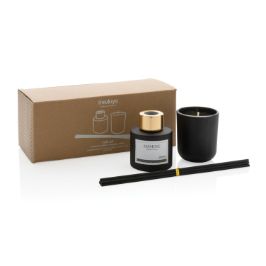 Logotrade corporate gift image of: Ukiyo candle and fragrance sticks gift set