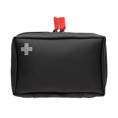 Logotrade promotional merchandise picture of: RCS recycled nubuck PU pouch  first aid set