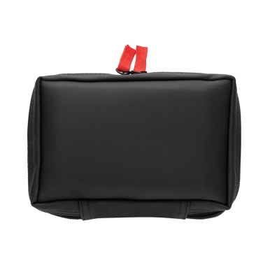 Logo trade promotional merchandise image of: RCS recycled nubuck PU pouch  first aid set