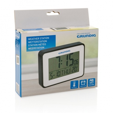 Logotrade business gift image of: Grundig weatherstation alarm and calendar