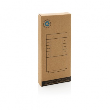 Logotrade promotional merchandise picture of: Utah RCS rplastic and bamboo weather station