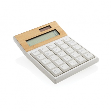 Logotrade promotional product image of: Utah RCS recycled plastic and  bamboo calculator