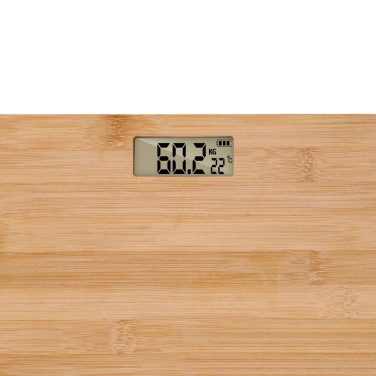 Logo trade promotional item photo of: Grundig Bamboo Digital Body Scale