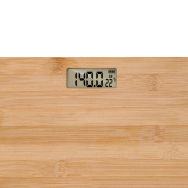 Logotrade promotional item image of: Grundig Bamboo Digital Body Scale