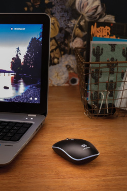 Logotrade promotional giveaway picture of: Light up logo wireless mouse