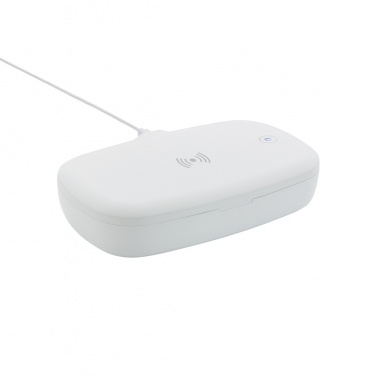 Logotrade corporate gift image of: UV-C steriliser box with 5W wireless charger