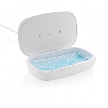 Logo trade promotional gift photo of: UV-C steriliser box with 5W wireless charger