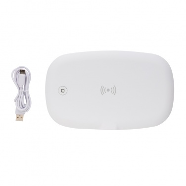 Logotrade promotional merchandise picture of: UV-C steriliser box with 5W wireless charger