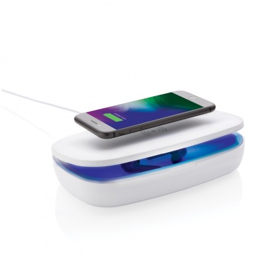 Logotrade promotional item picture of: UV-C steriliser box with 5W wireless charger