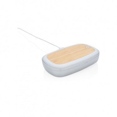 Logo trade advertising products image of: Rena UV-C steriliser box with 5W wireless charger