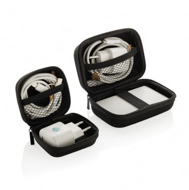 Logotrade promotional gift image of: Boost RCS reycled PET 20W type C 2 pcs charging set