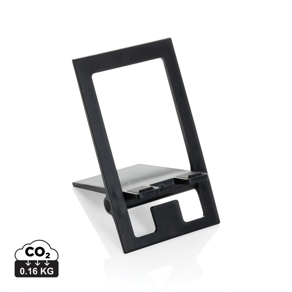Logo trade promotional products image of: SnapStand RCS recycled plastic foldable phone stand