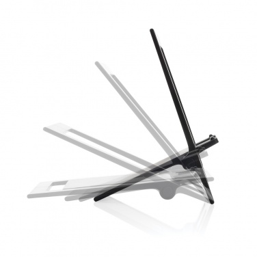 Logo trade business gifts image of: SnapStand RCS recycled plastic foldable phone stand