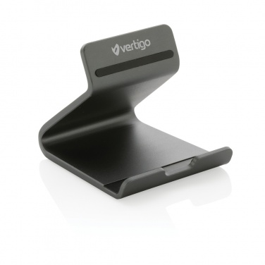 Logo trade promotional giveaways image of: Terra RCS recycled aluminium tablet & phone stand