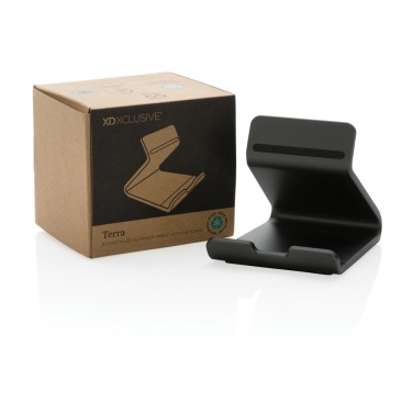 Logotrade promotional product image of: Terra RCS recycled aluminium tablet & phone stand