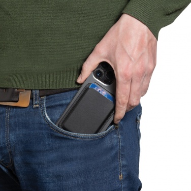 Logotrade advertising product image of: Magstand RCS recycled PU magnetic phone wallet with stand