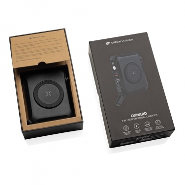 Logo trade business gift photo of: Urban Vitamin Oxnard 5 in 1 65W universal charger