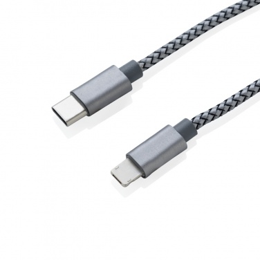 Logo trade promotional gift photo of: 3-in-1 braided cable