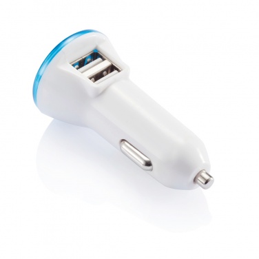 Logo trade promotional item photo of: Powerful dual port car charger
