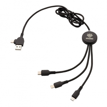 Logotrade corporate gift image of: Light up logo 6-in-1 cable
