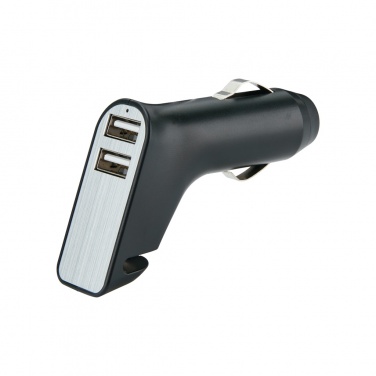 Logotrade promotional giveaways photo of: Dual port car charger with belt cutter and hammer