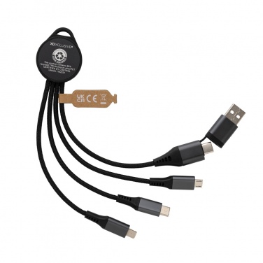 Logotrade corporate gift picture of: Terra RCS recycled aluminium 6-in-1 charging cable