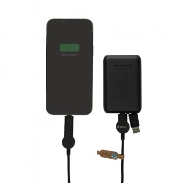 Logotrade promotional merchandise image of: Oakland RCS recycled plastic 6-in-1 fast charging 45W cable