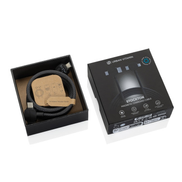 Logo trade promotional gifts picture of: Urban Vitamin Stockton 65W RCS RTPE/RPET magnetic cable