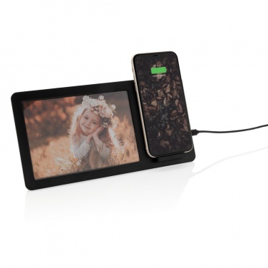 Logotrade promotional item image of: 5W Wireless charger and photo frame