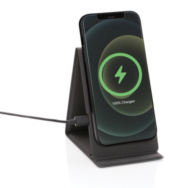 Logo trade promotional merchandise image of: Artic Magnetic 10W wireless charging phone stand