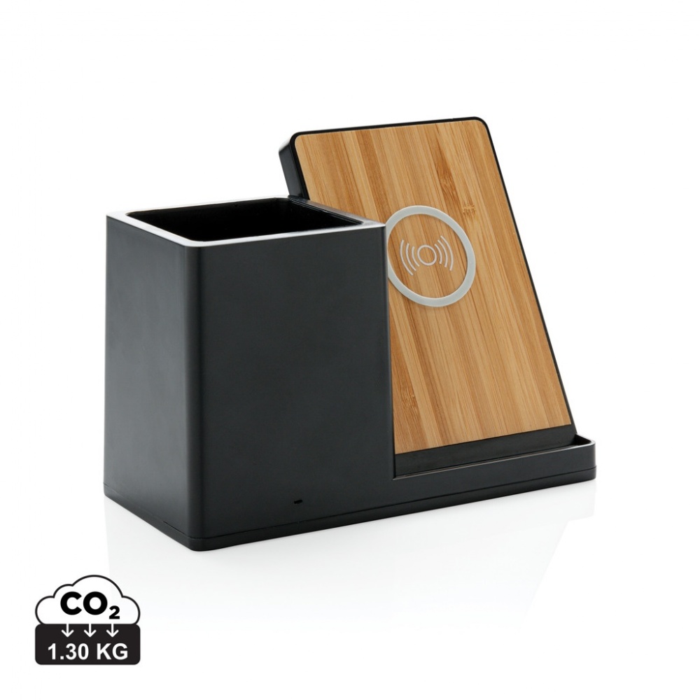 Logotrade promotional merchandise picture of: Ontario RCS recycled plastic 10W wireless charger