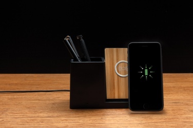 Logo trade promotional giveaways picture of: Ontario RCS recycled plastic 10W wireless charger