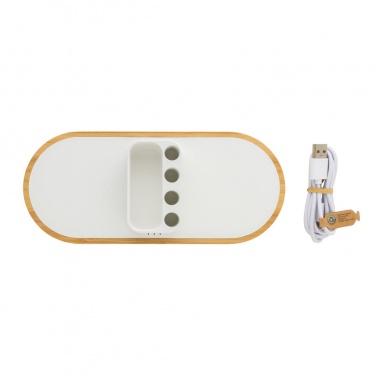 Logo trade advertising products picture of: Ontario RCS rplastic 10W dual wireless